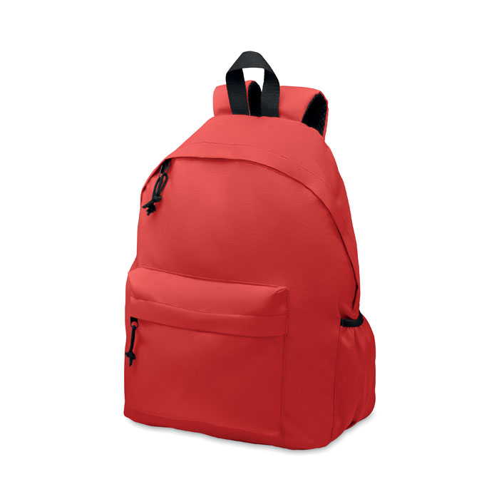 BAPAL+ Červená – 600D polyester RPET batoh s potlačou | Predmety.sk