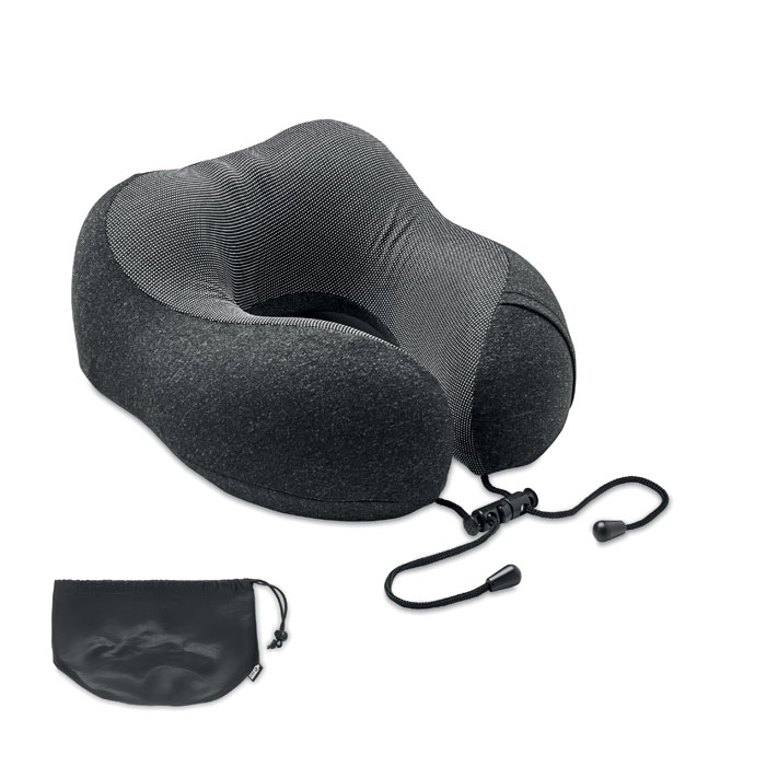 BANTAL Kamenná sivá – cestovný vankúš z RPET s potlačou | Predmety.sk