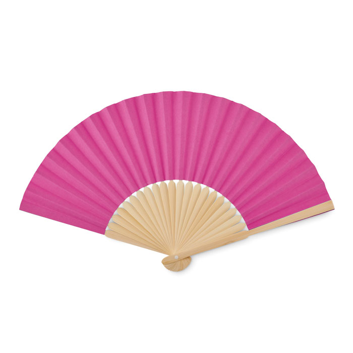 FANNY PAPER Fuksia – ventilátor z bambusu s potlačou | Predmety.sk