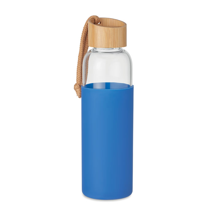 CHAI Kráľovská modrá – sklenená fľaša 500 ml v obale s potlačou | Predmety.sk