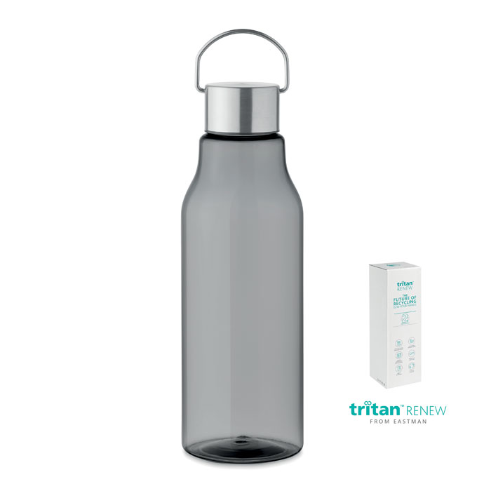 SOUND Priehľadná sivá – tritan Renew™ 800 ml fľaša s potlačou | Predmety.sk