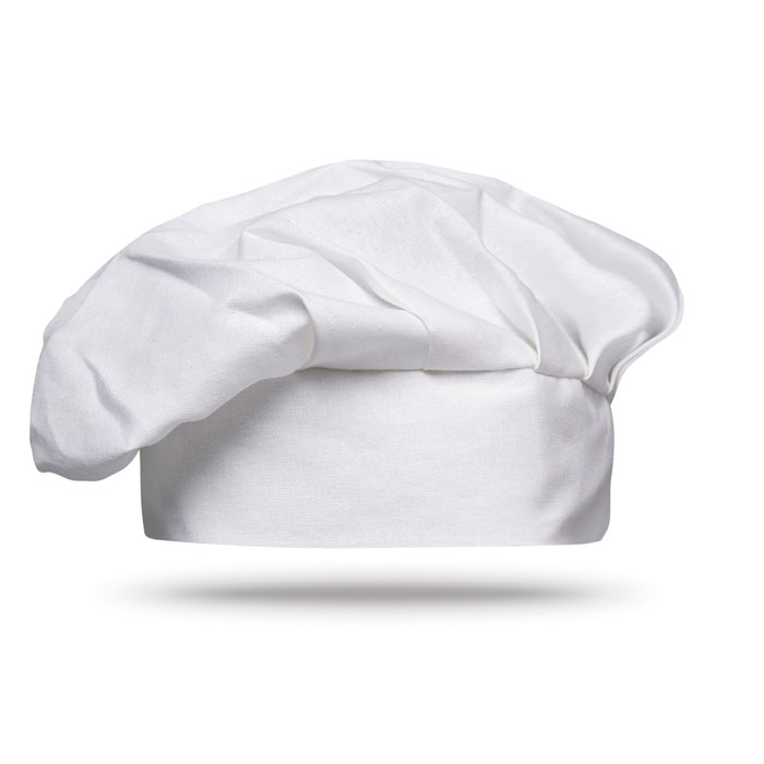 CHEF Biela – bavlnená čiapka s potlačou | Predmety.sk