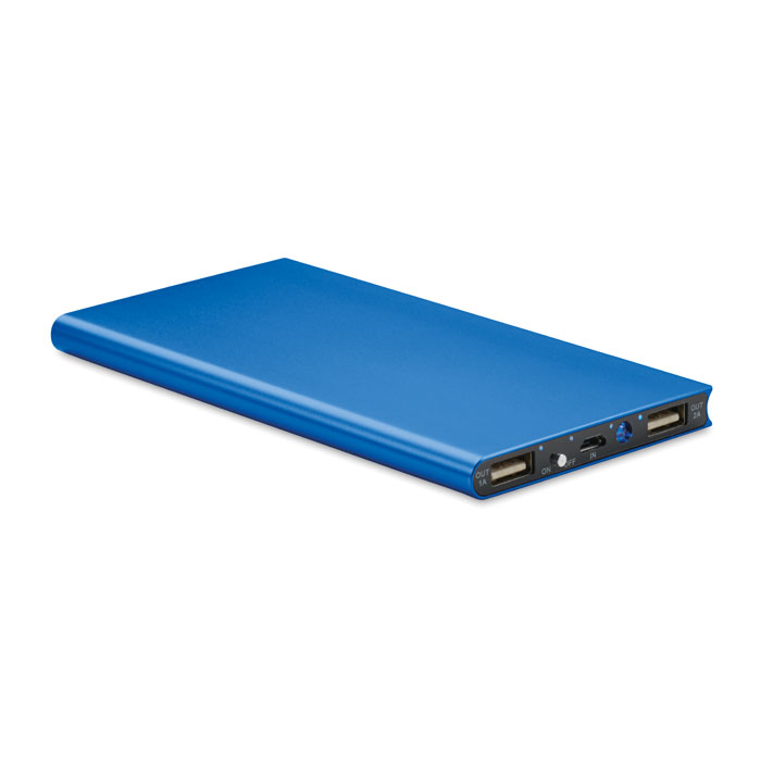 POWERFLAT8 Kráľovská modrá – power banka 8000 mAh s potlačou | Predmety.sk
