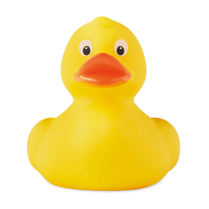 DUCK Žltá – kačica s potlačou | Predmety.sk