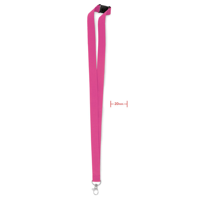 PANY Fuksia – šnúrka s kovovou sponou s potlačou | Predmety.sk