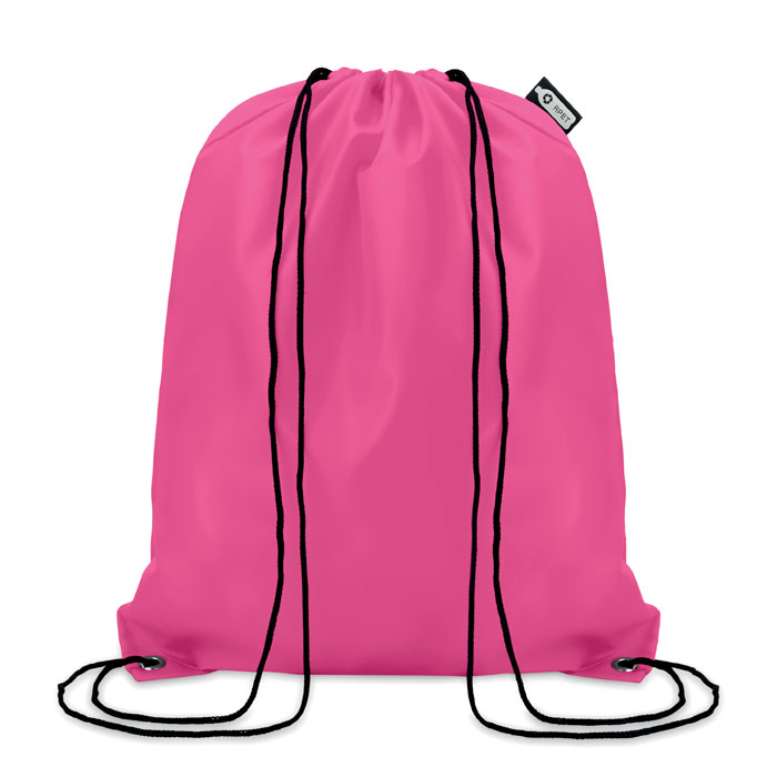 SHOOPPET Fuksia – 190T RPET batoh so šnúrkou s potlačou | Predmety.sk