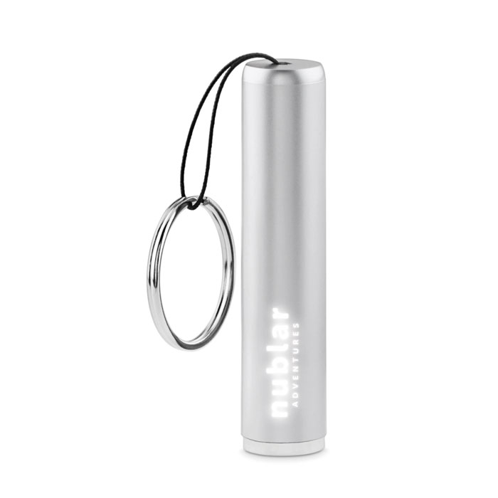 SANLIGHT Silver – svietidlo so svietiacim logom s potlačou | Predmety.sk