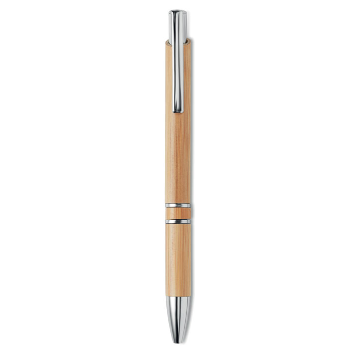 BERN BAMBOO Farba dreva – guľôčkové pero Bamboo s potlačou | Predmety.sk