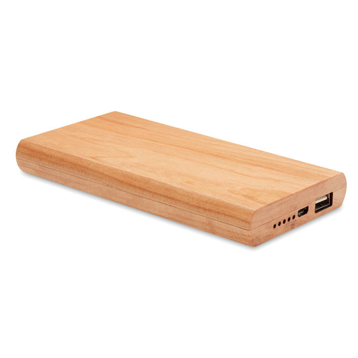 ARENAPOWER Farba dreva – powerbank 4000 mAh, bambus s potlačou | Predmety.sk