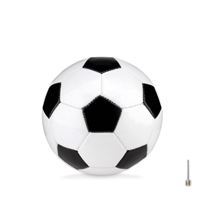 MINI SOCCER Biela/čierna – malá futbalová lopta 15 cm s potlačou | Predmety.sk