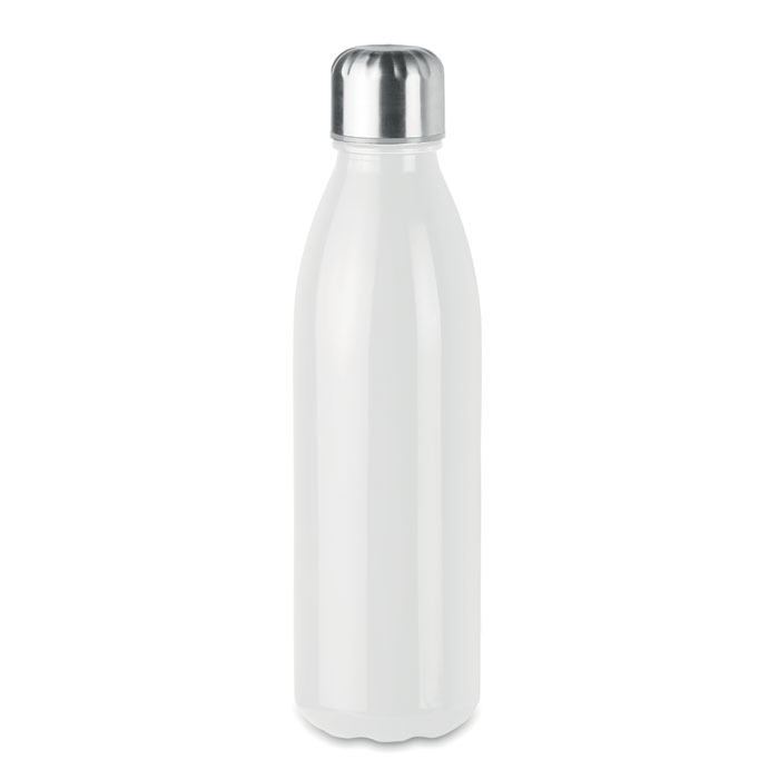 ASPEN GLASS Biela – sklenená fľaša na pitie 650 ml s potlačou | Predmety.sk