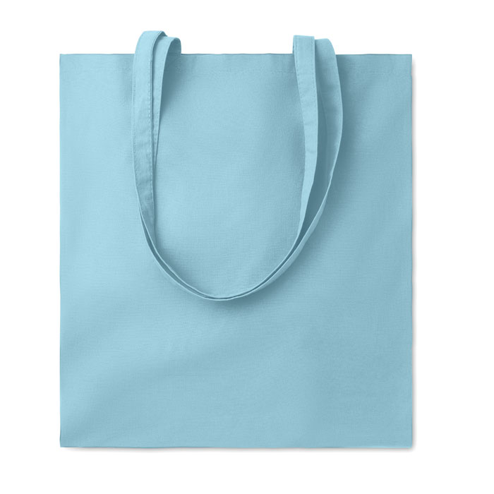 BAVLNENÁ FARBA++ Baby Blue – 180g bavlnená nákupná taška s potlačou | Predmety.sk