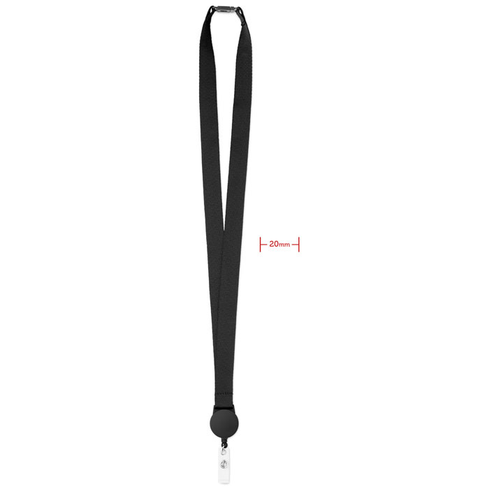 ZIP LANYARD Čierna – šnúrka na kľúče a držiak na skipas s potlačou | Predmety.sk