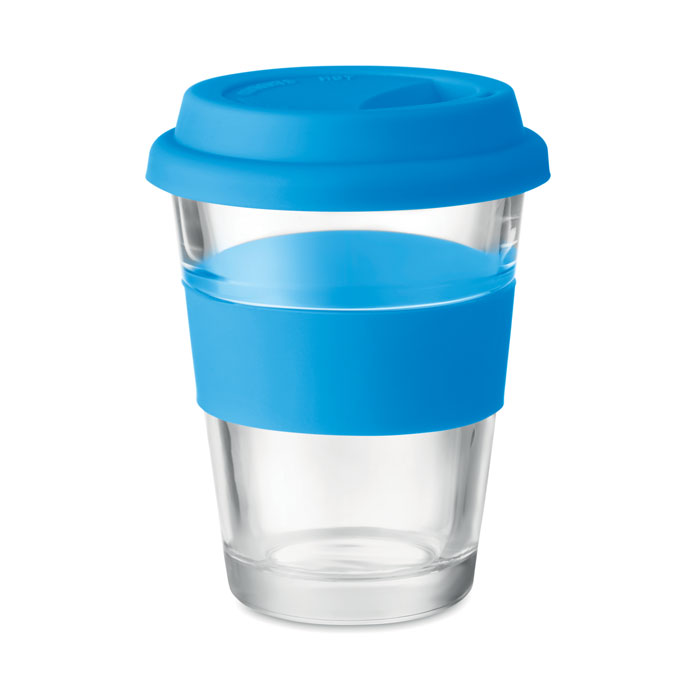 ASTOGLASS Modrá – sklenený pohár s potlačou | Predmety.sk