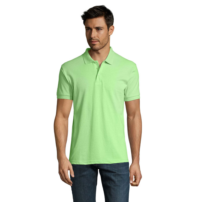 PRIME MEN Zelené jablko – pRIME MEN'S POLO 200g s potlačou | Predmety.sk