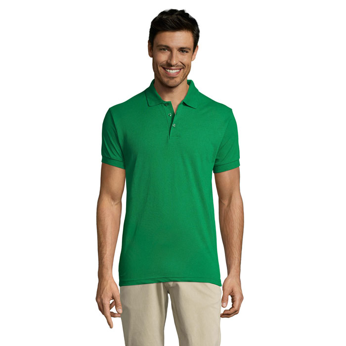 PRIME MEN Kelly Green – pRIME MEN'S POLO 200g s potlačou | Predmety.sk