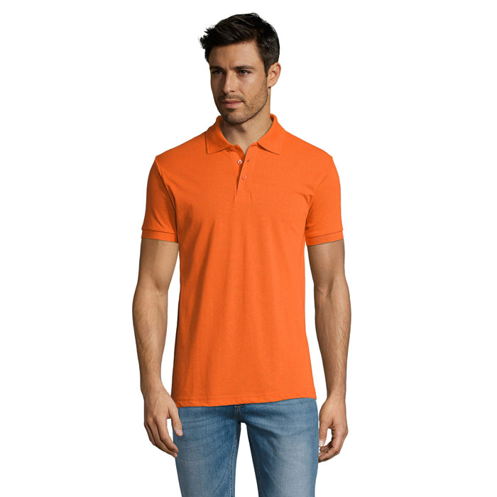 PRIME MEN Oranžová – pRIME MEN'S POLO 200g s potlačou | Predmety.sk