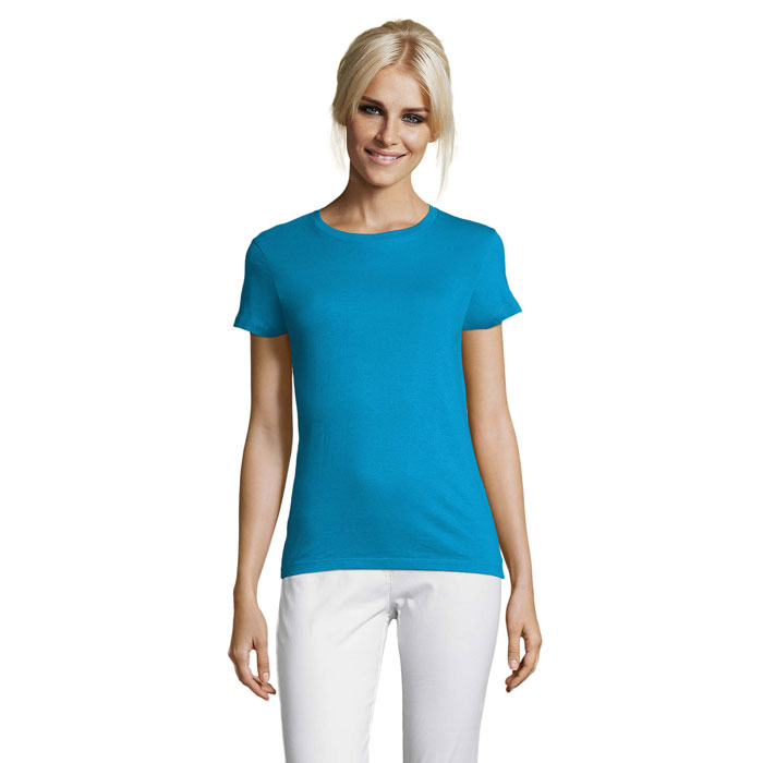 REGENT ŽENY Aqua – rEGENT LADIES SHIRT 150g s potlačou | Predmety.sk