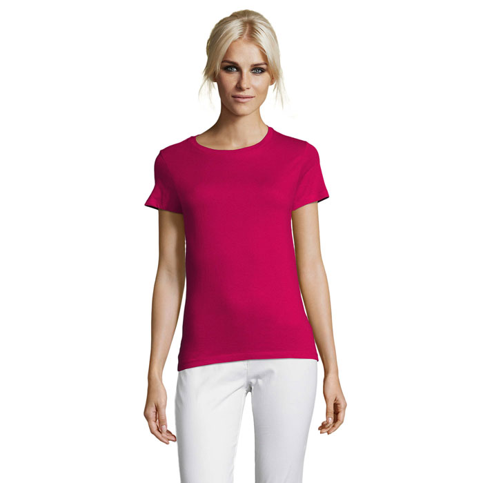 REGENT ŽENY Fuksia – rEGENT LADIES SHIRT 150g s potlačou | Predmety.sk