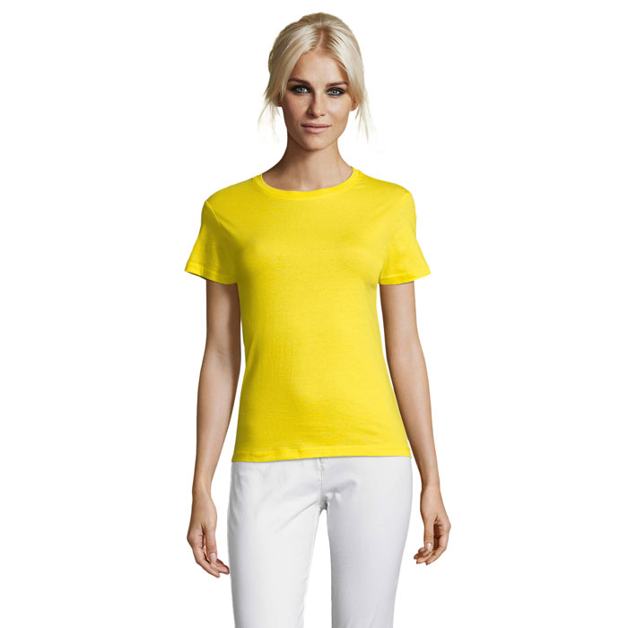 REGENT ŽENY Citrón – rEGENT LADIES SHIRT 150g s potlačou | Predmety.sk