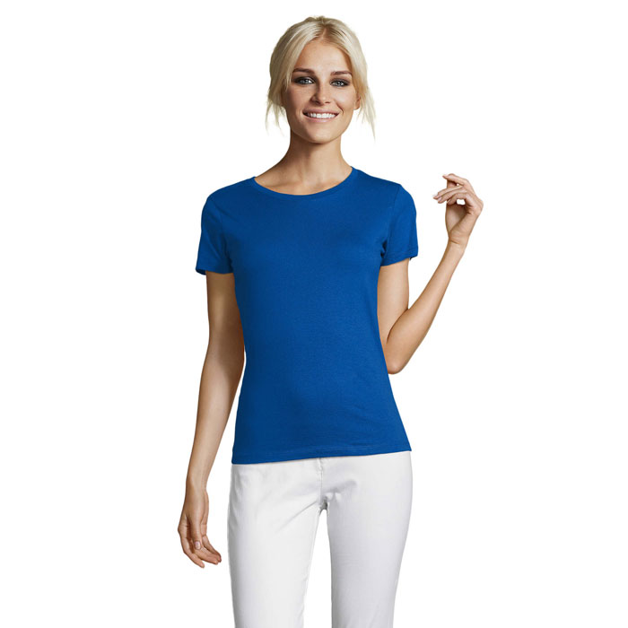 REGENT ŽENY Kráľovská modrá – rEGENT LADIES SHIRT 150g s potlačou | Predmety.sk