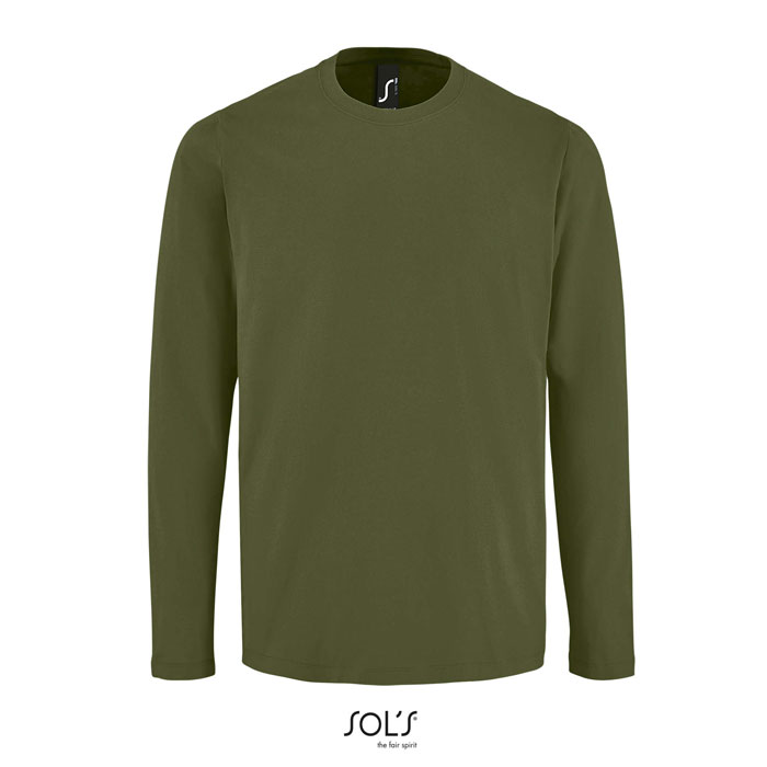 IMPERIAL LSL MEN Tmavá khaki – iMPERIAL LSL MEN tričko 190 s potlačou | Predmety.sk