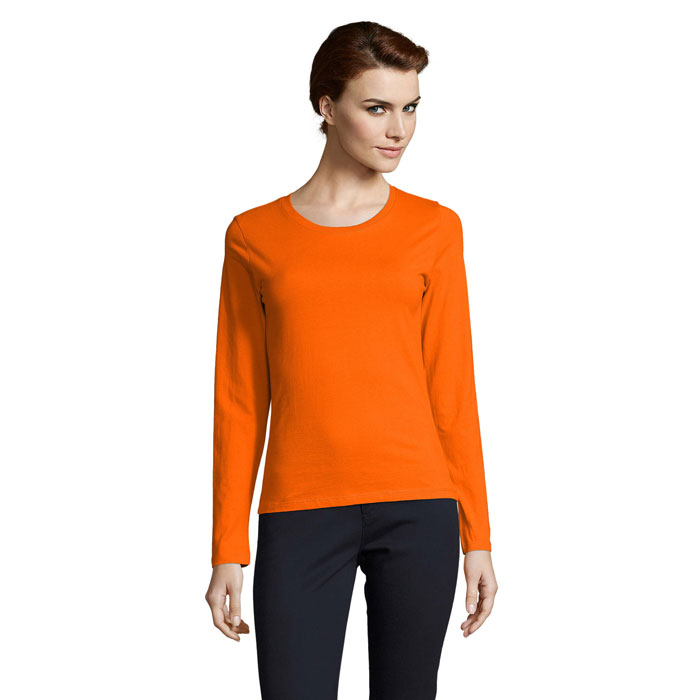 IMPERIAL LSL ŽENY Oranžová – iMPERIAL LSL LADIES TRIČKO s potlačou | Predmety.sk