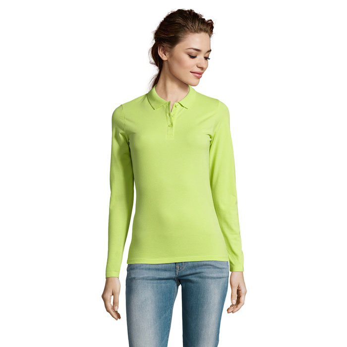 DOKONALÉ ŽENY LSL Zelené jablko – pERFECT LSL WOMEN POLO 180 s potlačou | Predmety.sk