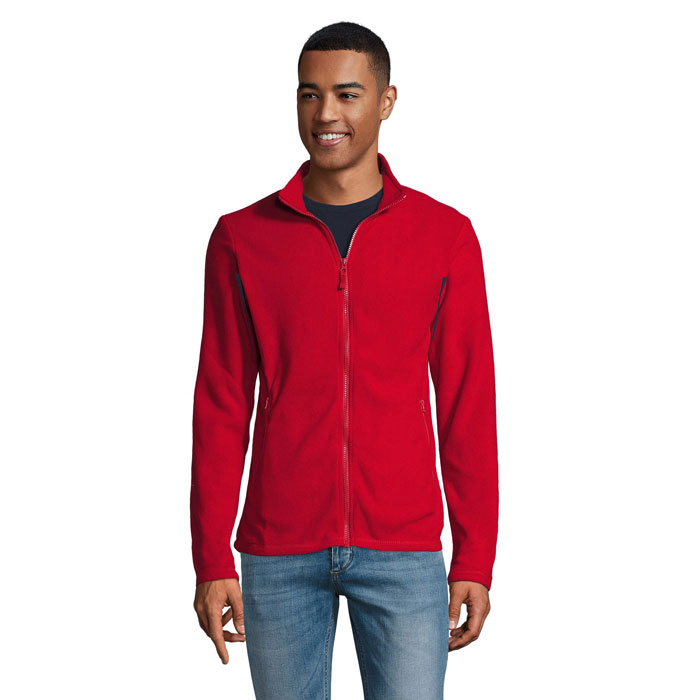 NORMAN MEN Červená – nORMAN MEN'S FL BUNDA 220g s potlačou | Predmety.sk
