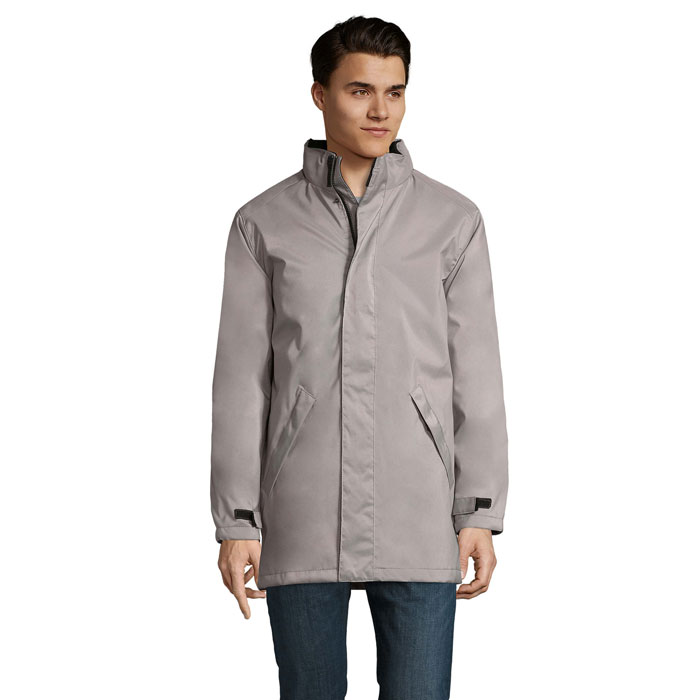 ROBYN Kovová sivá – rOBYN UNISEX PARKA s potlačou | Predmety.sk