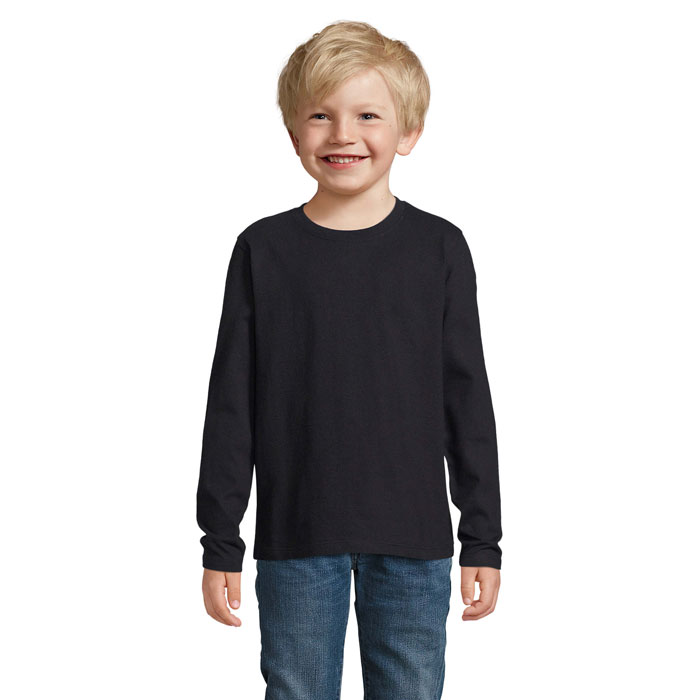 IMPERIAL LSL KIDS Hlboká čierna – dETSKÉ TRIČKO IMPERIAL LSL s potlačou | Predmety.sk
