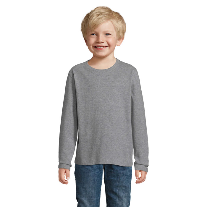 IMPERIAL LSL KIDS Grey Melier – dETSKÉ TRIČKO IMPERIAL LSL s potlačou | Predmety.sk