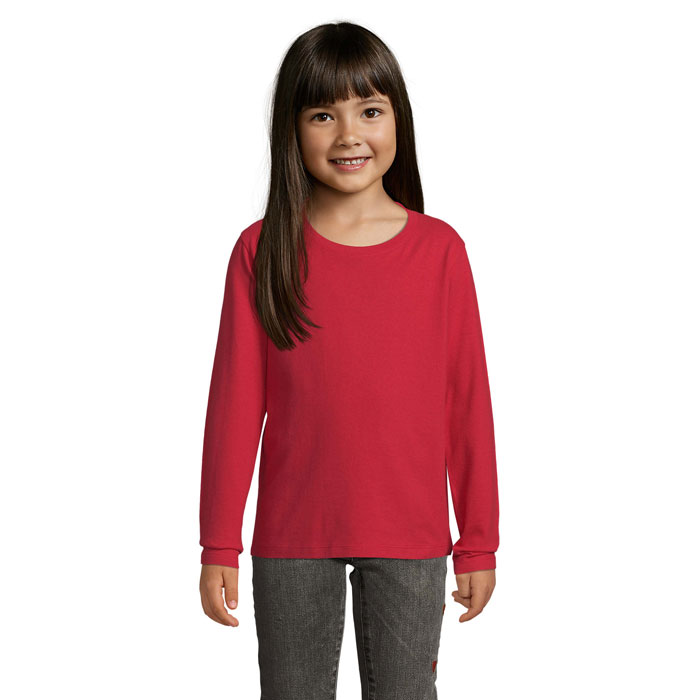 IMPERIAL LSL KIDS Červená – dETSKÉ TRIČKO IMPERIAL LSL s potlačou | Predmety.sk