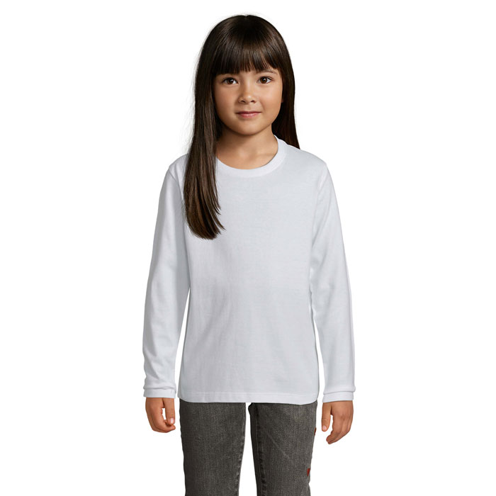 IMPERIAL LSL KIDS Biela – dETSKÉ TRIČKO IMPERIAL LSL s potlačou | Predmety.sk