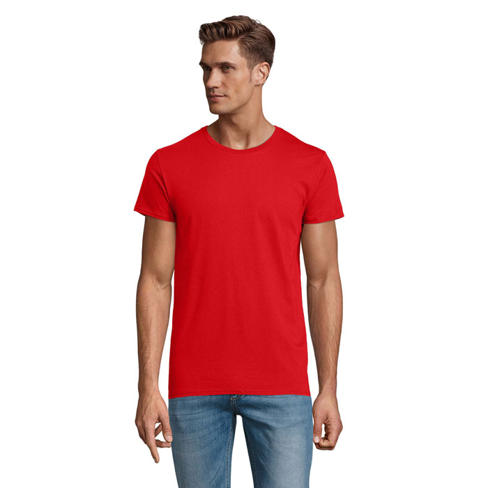 PIONIER MUŽI Červená – pIONEER MEN P. tričko 175g s potlačou | Predmety.sk