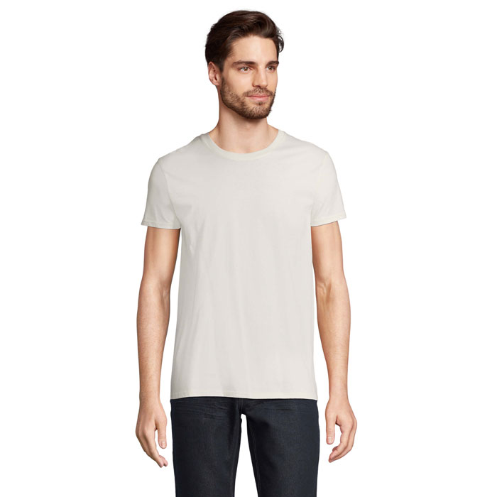PIONIER MUŽI Off-White – pIONEER MEN P. tričko 175g s potlačou | Predmety.sk
