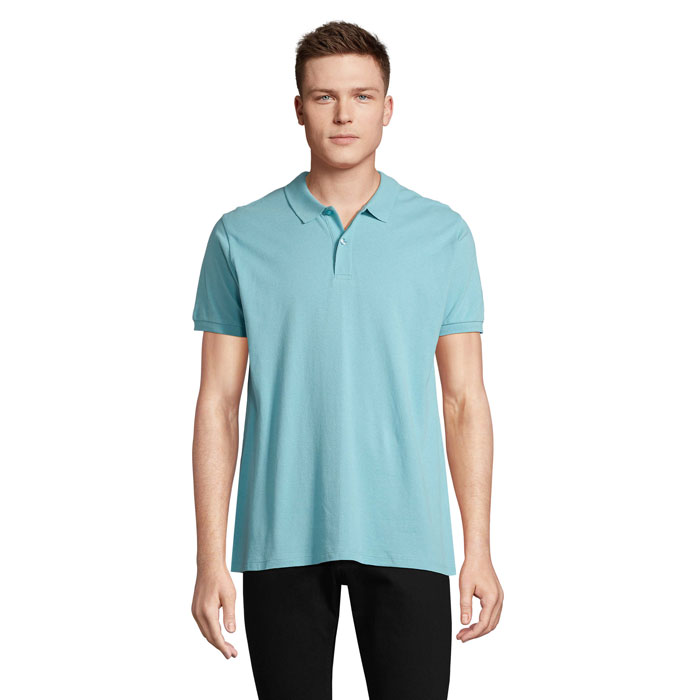 PLANÉTA MUŽOV Modrý bazén – pLANET MEN Polo 170g s potlačou | Predmety.sk