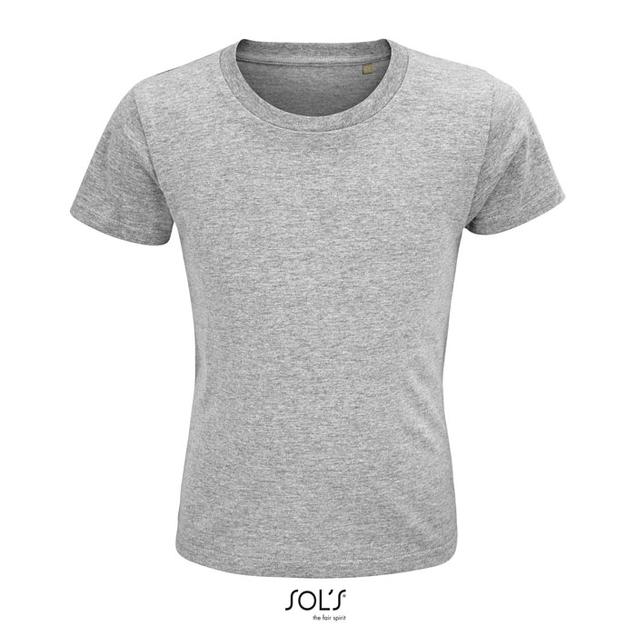CRUSADER KIDS Grey Melier – detské tričko CRUSADER 150g s potlačou | Predmety.sk