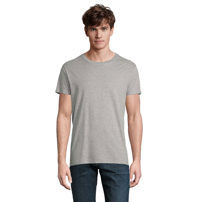 CRUSADER MEN Grey Melier – cRUSADER pánske tričko 150g s potlačou | Predmety.sk