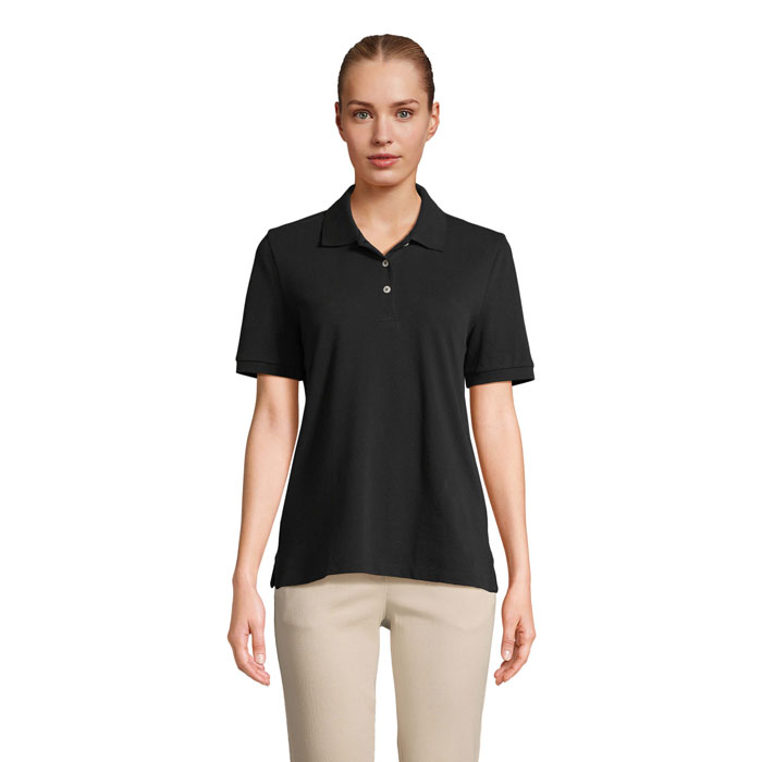 PACIFIC WOMEN Čierna – pACIFIC WOMEN POLO s potlačou | Predmety.sk