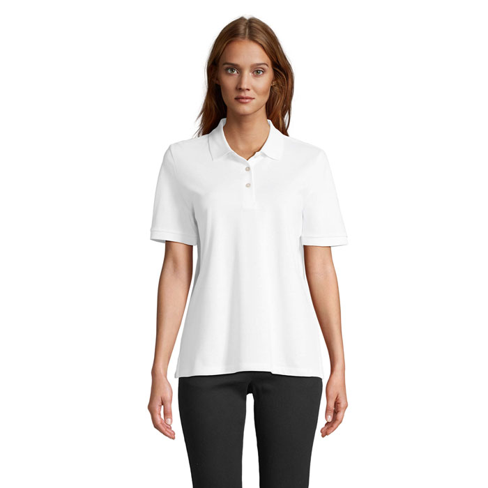 PACIFIC WOMEN Biela – pACIFIC WOMEN POLO s potlačou | Predmety.sk