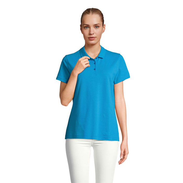 PULSE WOMEN Aqua – pULZNÉ DÁMSKE PÓLO s potlačou | Predmety.sk