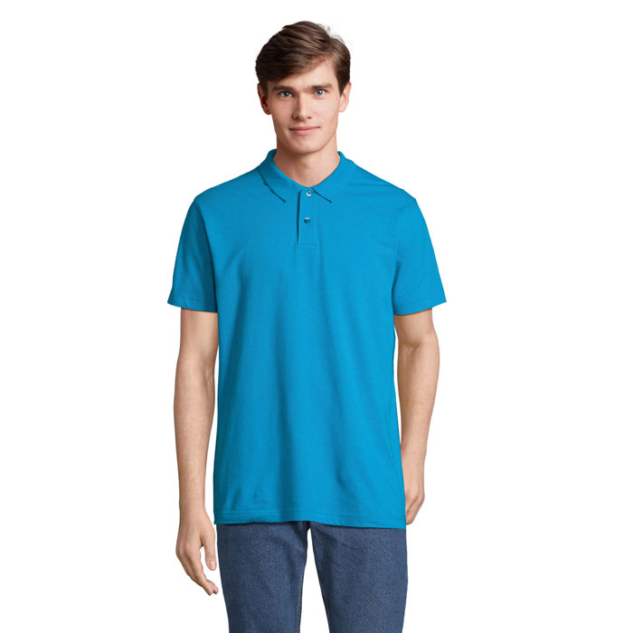 PULSE Aqua – pULZNÉ UNISEX POLO s potlačou | Predmety.sk