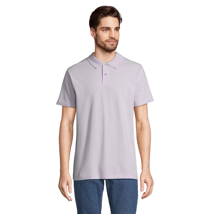 PULSE Lilac – pULZNÉ UNISEX POLO s potlačou | Predmety.sk