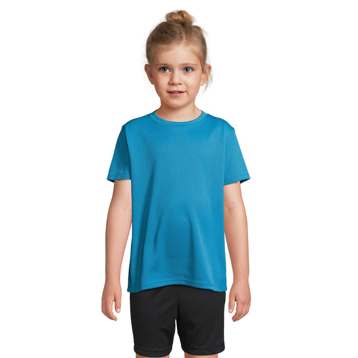 SPRINT KIDS Aqua – dETSKÉ ŠPORTOVÉ TRIČKO SPRINT s potlačou | Predmety.sk