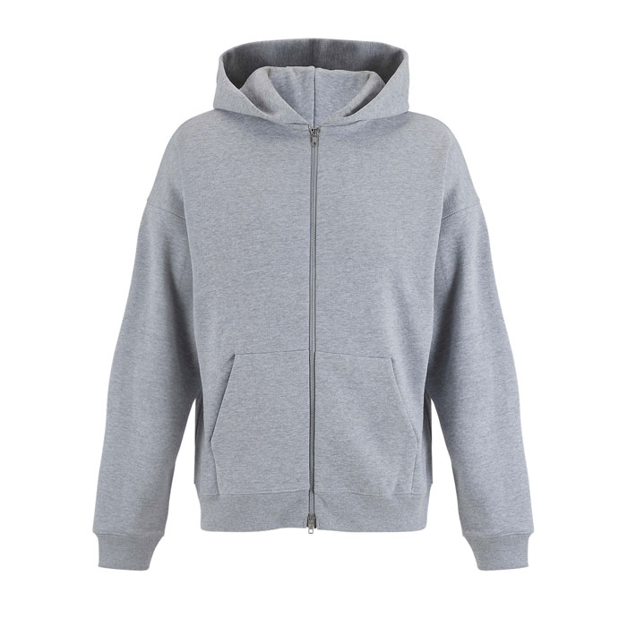 LEGACY LSL Šedá Melanž 2 – eLIOTT FULLZIP HOODIE s potlačou | Predmety.sk