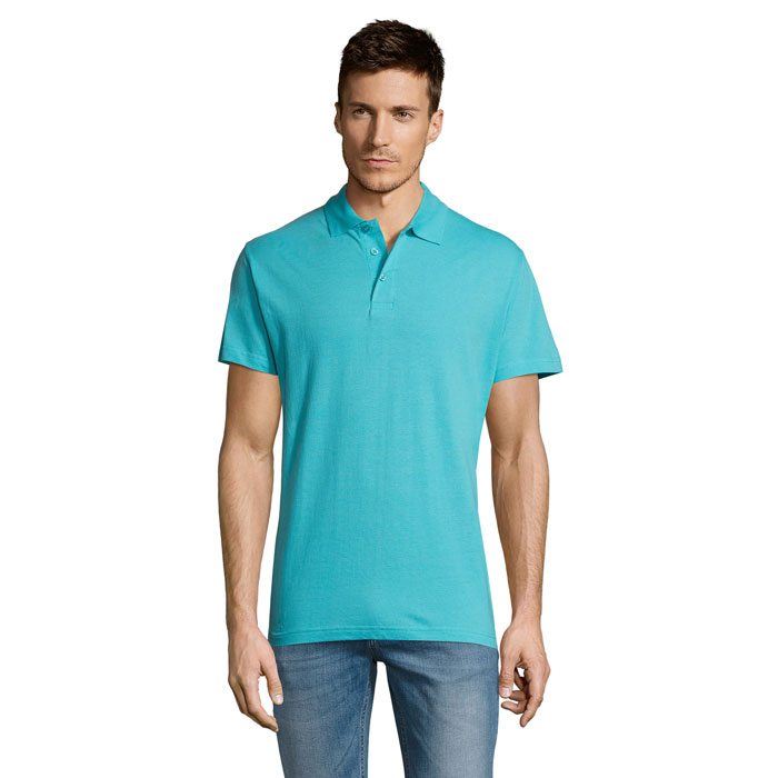 LETO II Modrý atol – sUMMER II MEN Polo 170g s potlačou | Predmety.sk