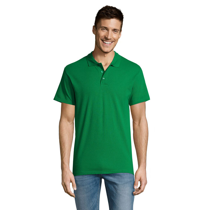 LETO II Kelly Green – sUMMER II MEN Polo 170g s potlačou | Predmety.sk