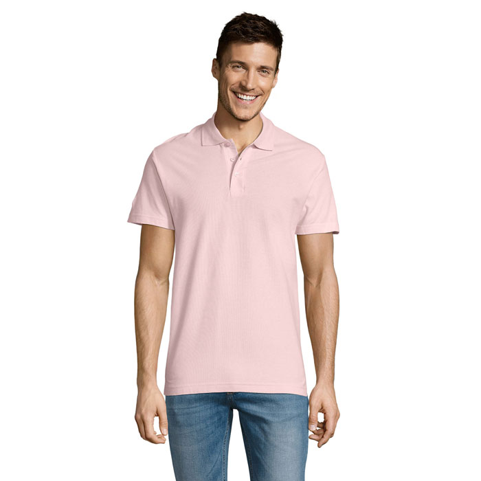 LETO II Ružová – sUMMER II MEN Polo 170g s potlačou | Predmety.sk