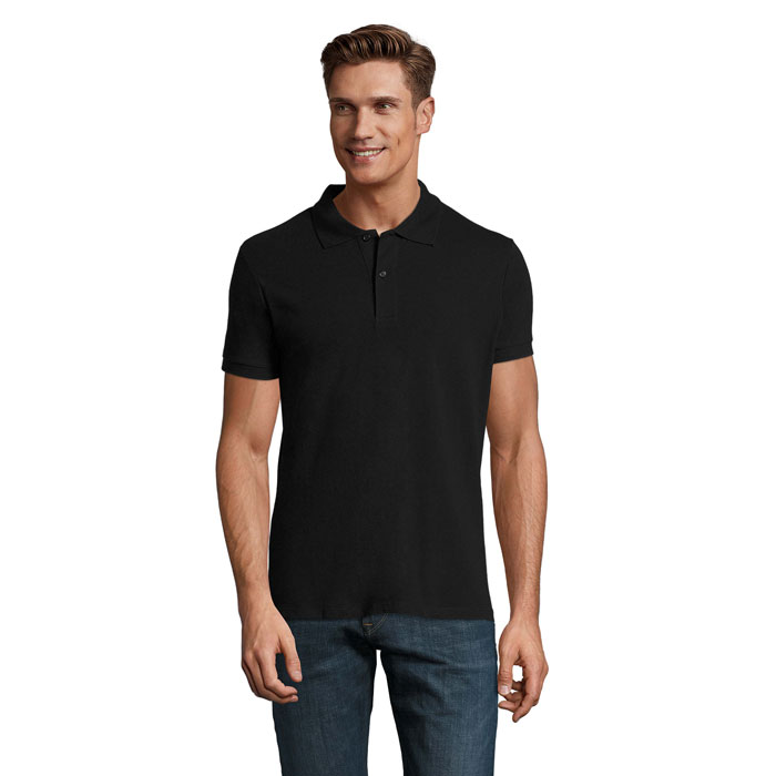 PERFECT MEN Čierna – pERFECT MEN Polo 180g s potlačou | Predmety.sk